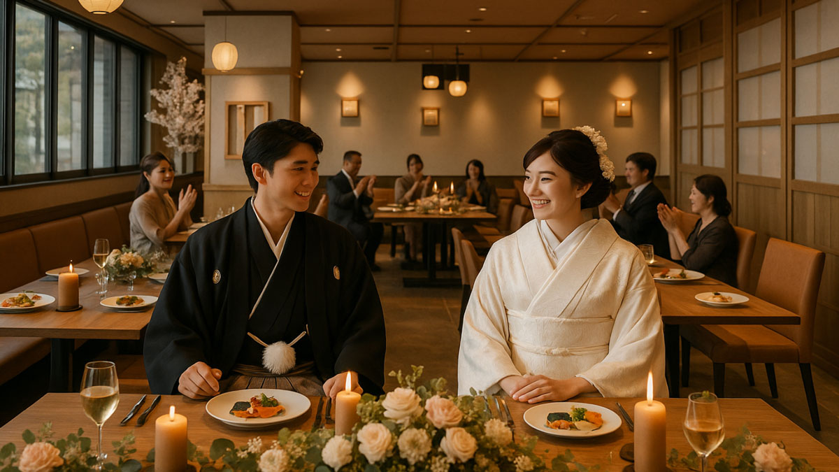 深川太郎でレストランウェディング